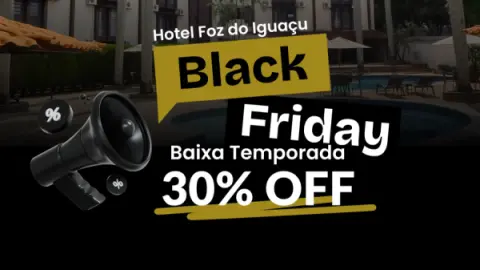 Black Friday com 30% de desconto no Damen Hotel em Foz